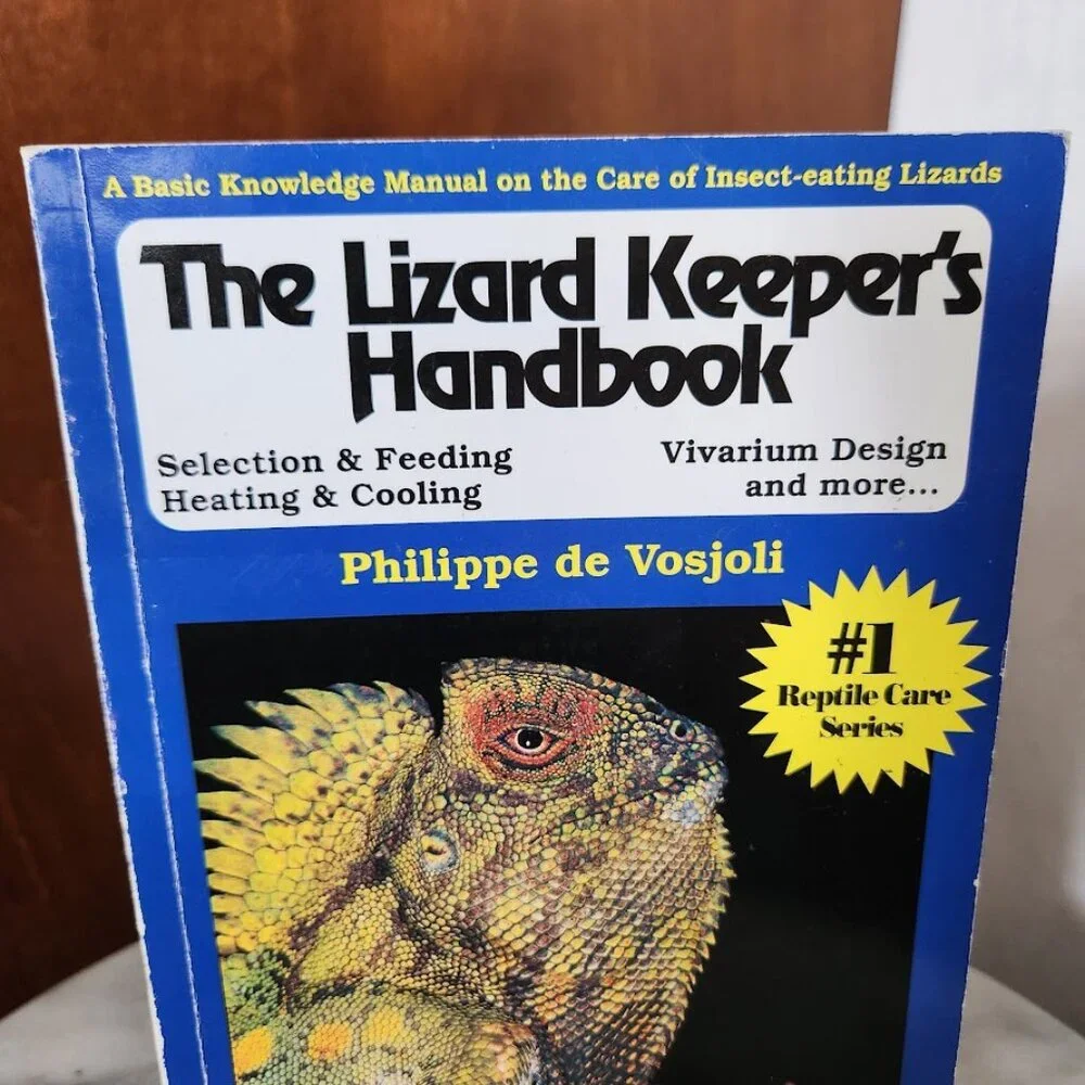 Lizard Keeper's Handbook Book Philippe de Vosjoli 9781882770250 Reptile Caretaki